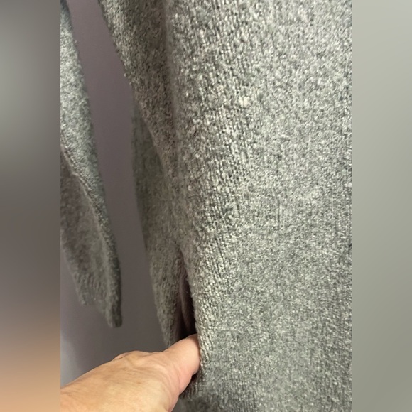 Urban Outfitters Gray Long Cardigan Open Front Sweater Size M #1398 - Picture 5 of 14